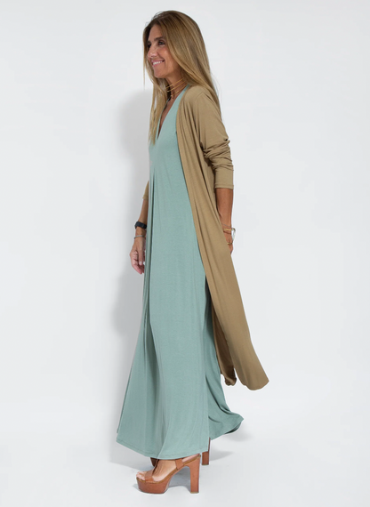 Figure-hugging dress with waistcoat – Valentina-Black dress + waistcoat in white-S-Nora Luxe