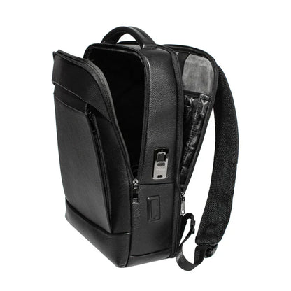 Men’s Large-Capacity Business Laptop Backpack with Fingerprint Lock – Anti-Theft