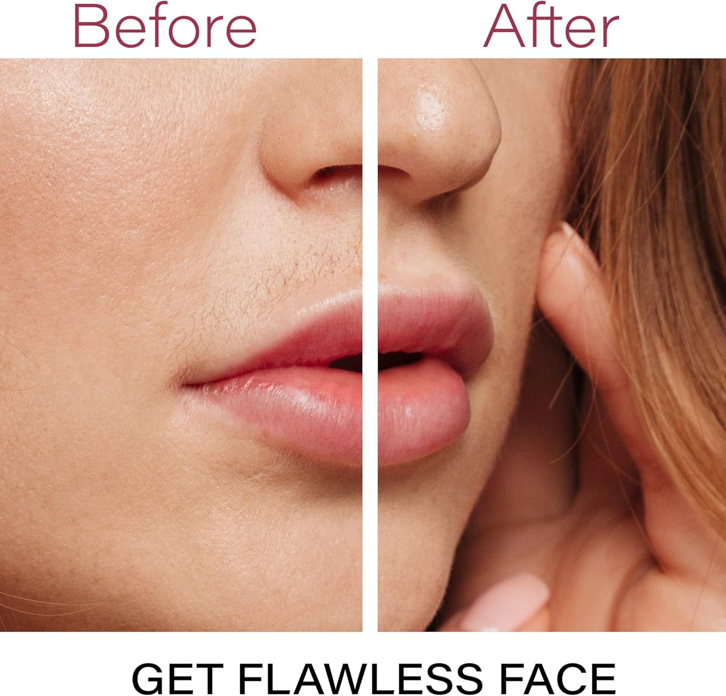 Flawless Facial Hair Remover – Discover Smooth Skin Now!-Rose Gold-Nora Luxe