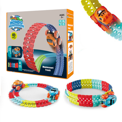 Flexible Montessori Play Path – FlexiTrack-46 Piece-Nora Luxe