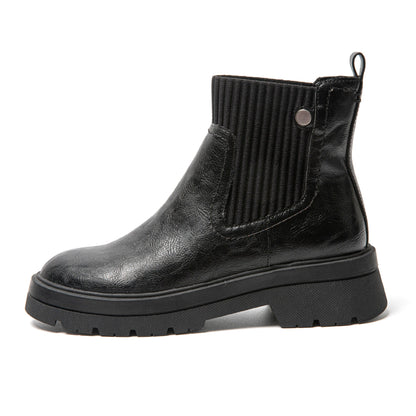 Flexible Short Ladies Boots - Elin-Black-3.5-Nora Luxe