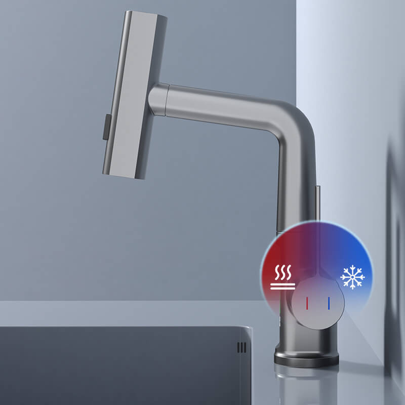 Flexible Water Tap - WaterMaster-Black with display-Nora Luxe