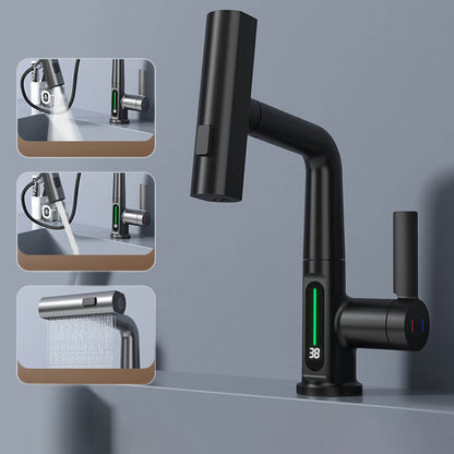 Flexible Water Tap - WaterMaster-Black with display-Nora Luxe