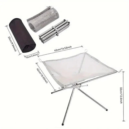 Foldable Campfire Stand - FireFlex-Nora Luxe