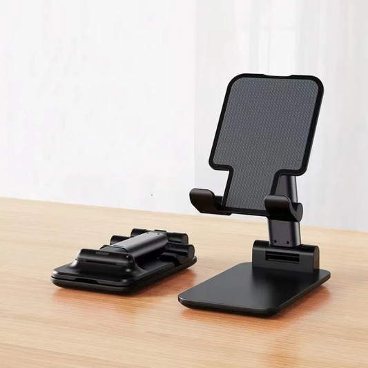 Foldable Phone and Tablet Holder - FlexStand-Black-Nora Luxe