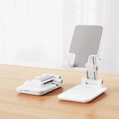 Foldable Phone and Tablet Holder - FlexStand-White-Nora Luxe