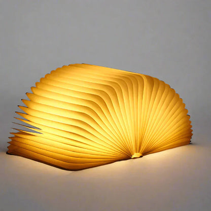Folding Book Lamp with Warm LED Lighting - StoryGlow-The Livary