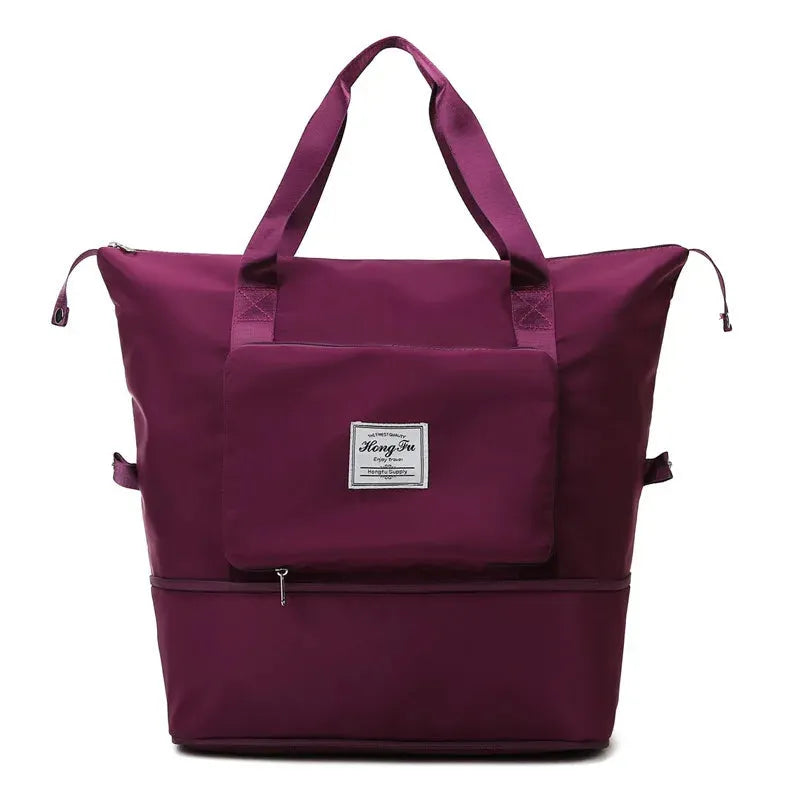 Folding Suitcase - FlexCarry-Bordeaux-Nora Luxe