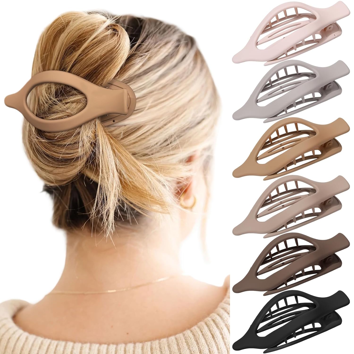 French Concord Hairpins - 6-Pack Volume Pins-Set 1-Nora Luxe