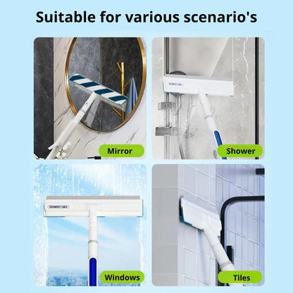 Functional 3-in-1 Window Cleaner - ClearView-Nora Luxe