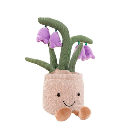 Funny Flower Cuddle - BloomBuddy-Red Tulip-Nora Luxe