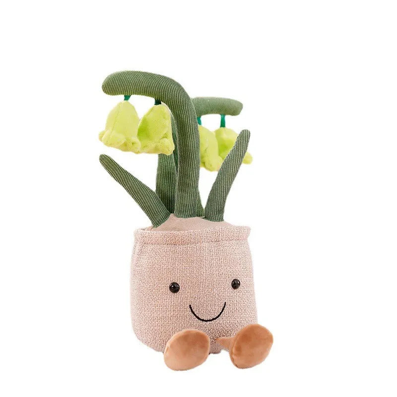 Funny Flower Cuddle - BloomBuddy-Red Tulip-Nora Luxe