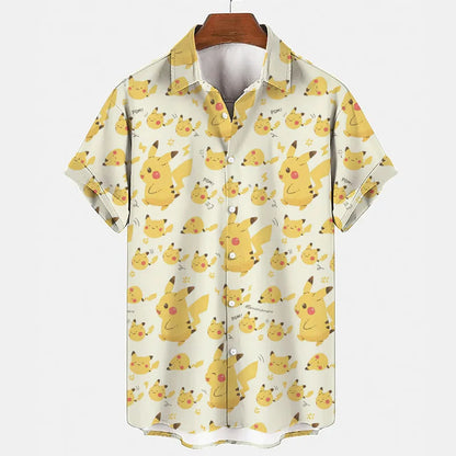Funny summer set with Gengar & Snorlax print | Buy 1, get 1 free - SleepyFun-13-M-The Livary