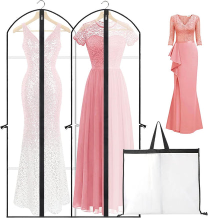 Extra-Long Dress & Gown Garment Bag – 71" (180.34 cm)Protective Covers with Handles