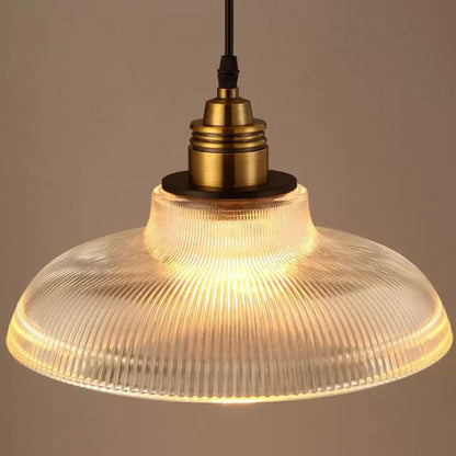 Glass Pendant Lamp - CrystalLoom-Amber-Warm White-Nora Luxe