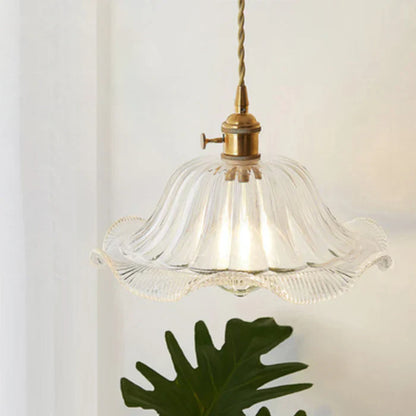 Glass Pendant Lamp - OpulentGlow-Transparent-J-Nora Luxe