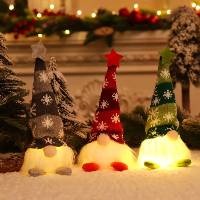 Glow-in-the-dark Christmas figure - GlowBuddy-Short Green-Nora Luxe