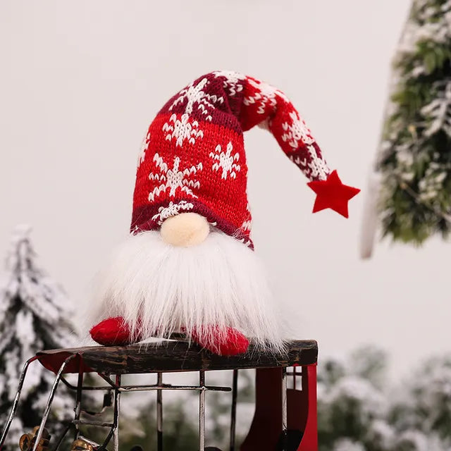 Glow-in-the-dark Christmas figure - GlowBuddy-Short Red-Nora Luxe