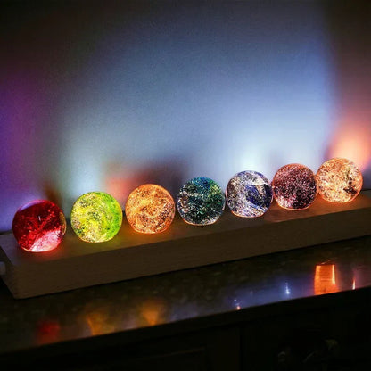 Glowing Cosmic Crystals - AstroGlow Orbs-Rectangle-Nora Luxe