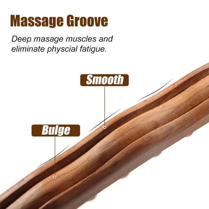 Gua Sha Therapy Stick - TheraWood-Light Wood-Nora Luxe