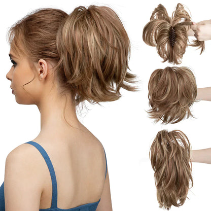Hair extension for Ponytail – TwistPop-#1-Nora Luxe