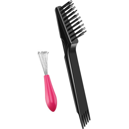 Hairbrush Cleaning Set – 2 Pieces-Black-Nora Luxe
