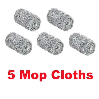 Handsfree Flat Press Mop with Bucket - FlexiMop-3 cloths-Nora Luxe