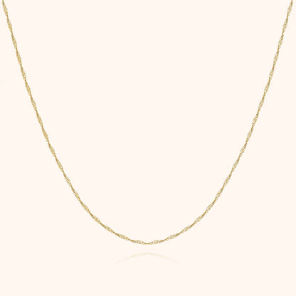 Hanging Necklace - Aurélie-Gold-Nora Luxe