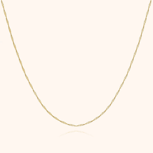 Hanging Necklace - Aurélie-Gold-Nora Luxe
