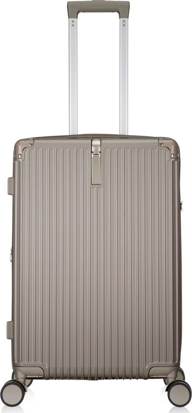 Hard case suitcase with extras – Mykonos-Gray-S (39 L)-Nora Luxe