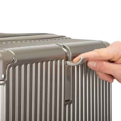Hard case suitcase with extras – Mykonos-Gray-S (39 L)-Nora Luxe
