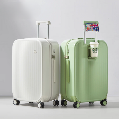 Hard-shell suitcase – Lyon-Black-S (42 L)-Nora Luxe
