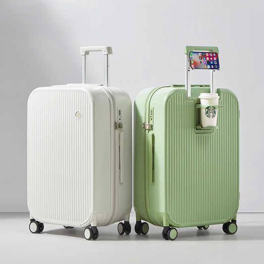 Hard-shell suitcase – Lyon-Black-S (42 L)-Nora Luxe