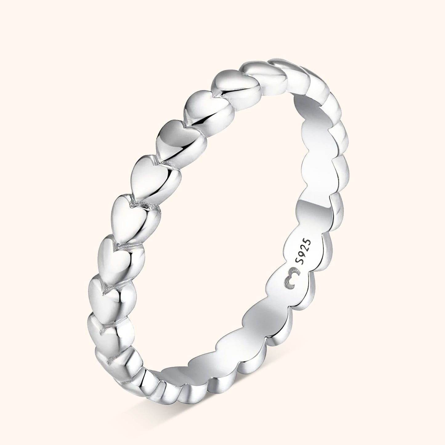 Hartjesring - Aurora-Silver-5-Nora Luxe