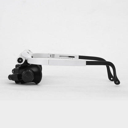 HD Magnifying Glass with LED Lighting and Interchangeable Lenses - Optiview-The Livary