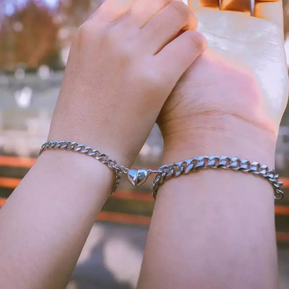 Heart Bracelet Set - Liora-Silver-Nora Luxe