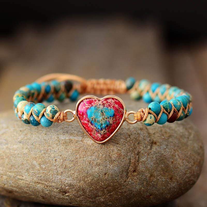 Heart of Passion Friendship Bracelet - Amalina-Red-Nora Luxe