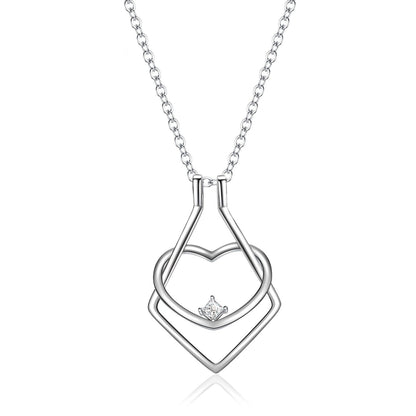 Heart Ring Holder Necklace - Amelina-Nora Luxe