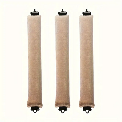 Heatless Hair Curler Set - Soft Curls While You Sleep-Khaki-3 pieces-Nora Luxe