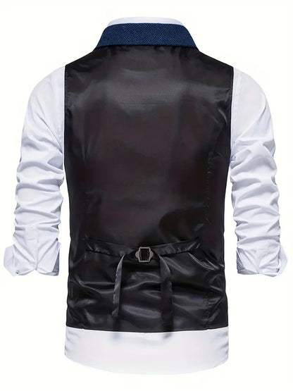 Herringbone Blazer for Men - Niklas-Khaki-S-Nora Luxe
