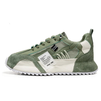 High-performance breathable sports shoes for men – Leonardo-Green-5.5-Nora Luxe