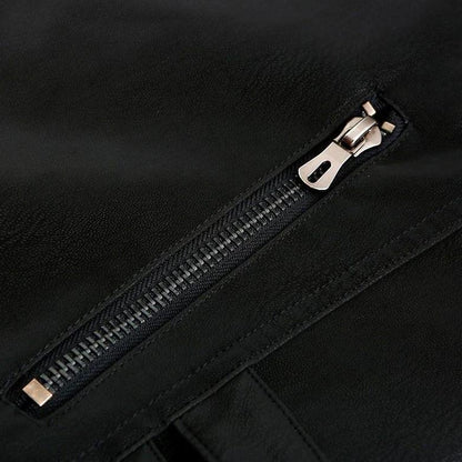 High-Quality Leather Wolverine Jacket - Atlas-Black-S-Nora Luxe