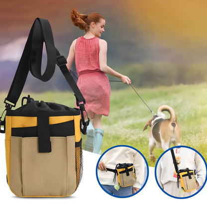 Hip Bag for Dog Training - SnackBuddy Training Pouch-Khaki-Nora Luxe