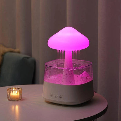 Humidifier with Night Light and Aromatherapy - AromaGlow-Wood-Nora Luxe