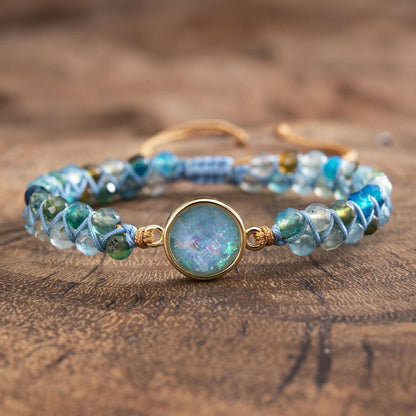 Hypnotic Blue Opal Bracelet - Liora-Nora Luxe