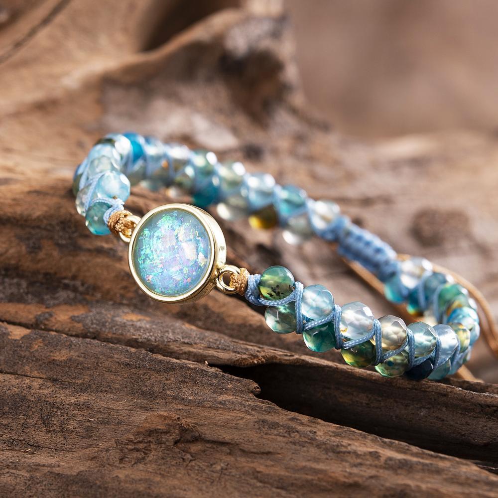 Hypnotic Blue Opal Bracelet - Liora-Nora Luxe