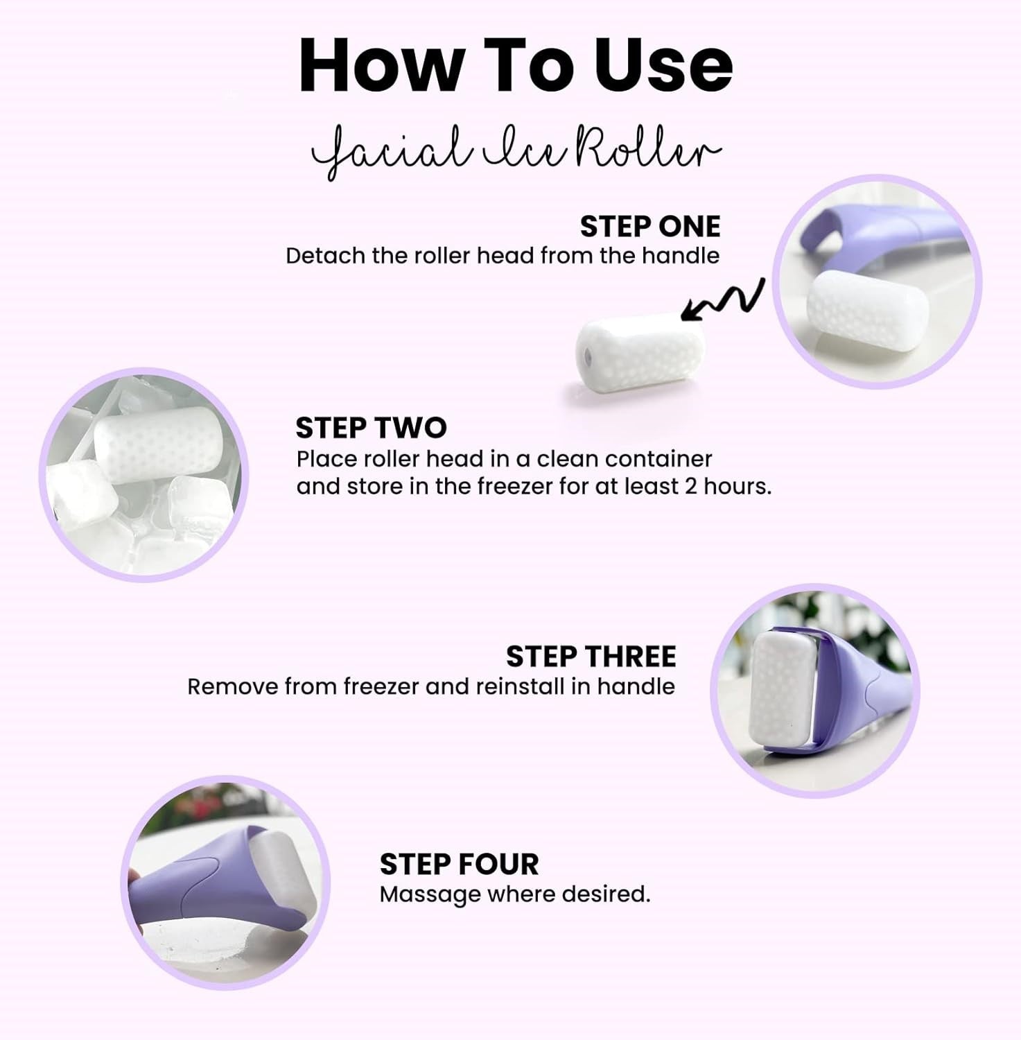 Ice Roller for the Face – Softens Wrinkles & Swellings!-Beige-Nora Luxe