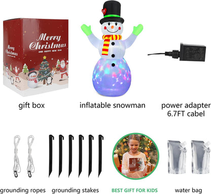 Inflatable Lighted Snowman (8.85 inches) - Lotte-Nora Luxe
