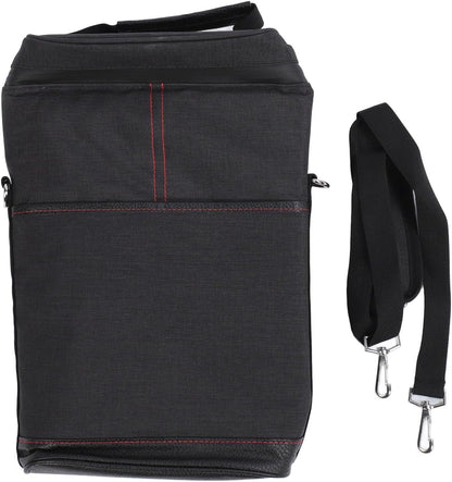 Insulated 2-Bottle Wine Cooler Tote Bag with Adjustable Strap