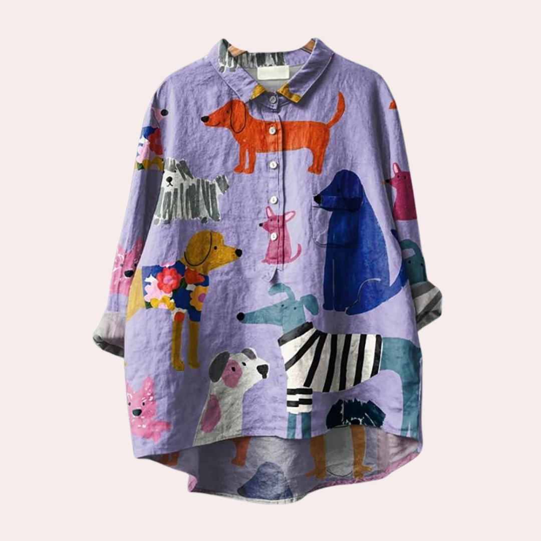 Joyful Ladies Shirt - Liv-XS-Nora Luxe